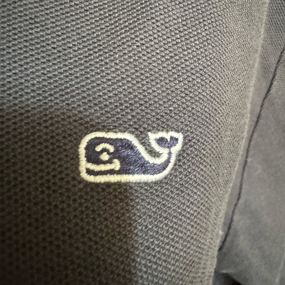 Vineyard Vines Zip Whale Logo Pullover Shirt (Women's XS), Navy - Picture 2 of 5